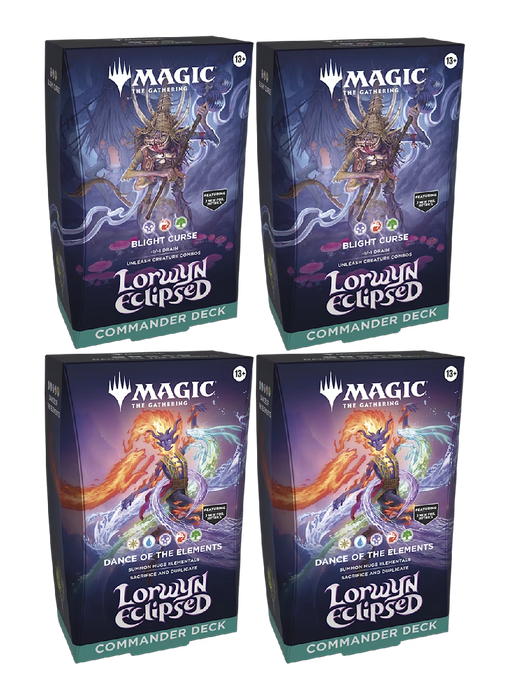 Magic: The Gathering - Lorwyn Eclipsed Commander Deck (4 Count) - Collect Marvel