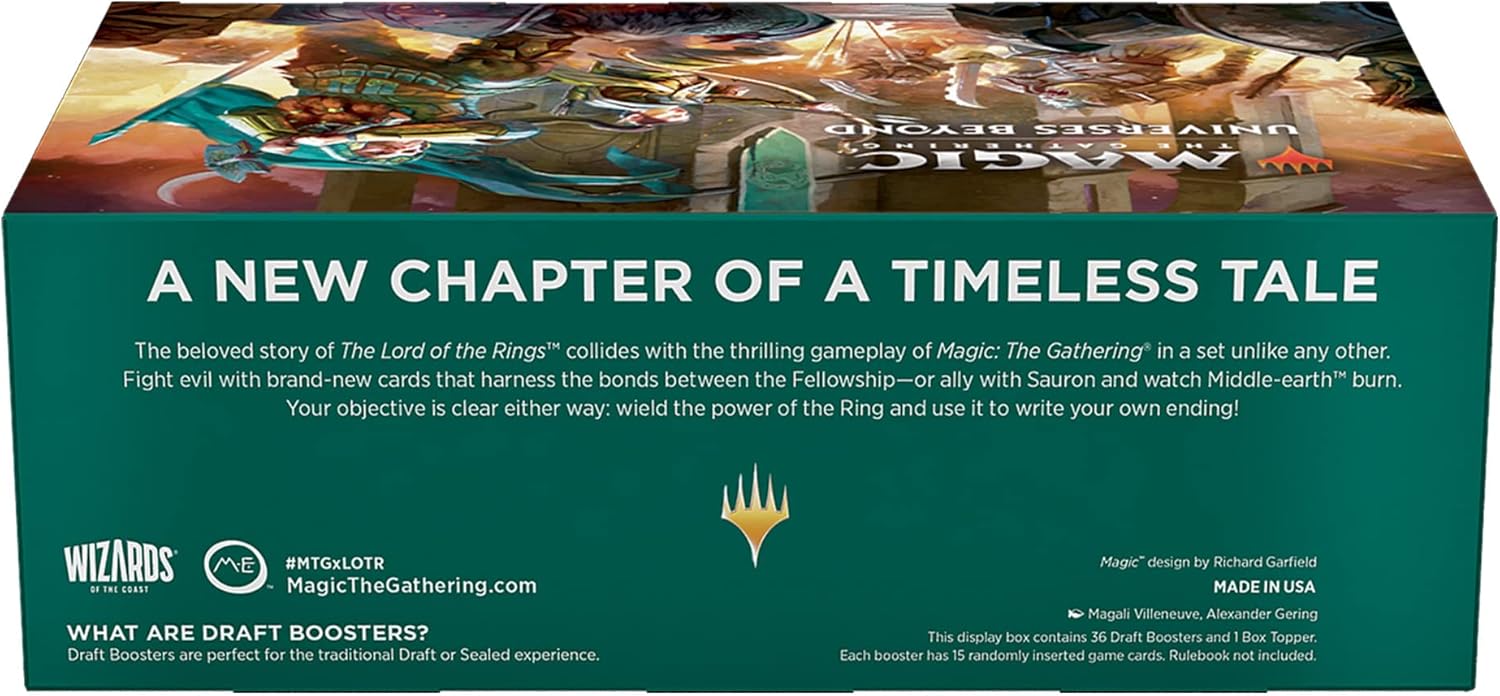 Magic: The Gathering - The Lord of the Rings - Tales of Middle-Earth Draft Booster Box - Collect Marvel