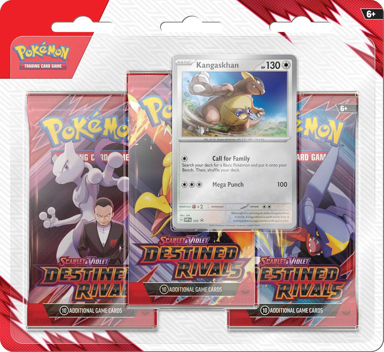 Pokemon TCG: Scarlet & Violet 10 - Destined Rivals - 3-Pack - Collect Marvel