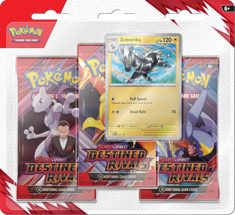 Pokemon TCG: Scarlet & Violet 10 - Destined Rivals - 3-Pack - Collect Marvel