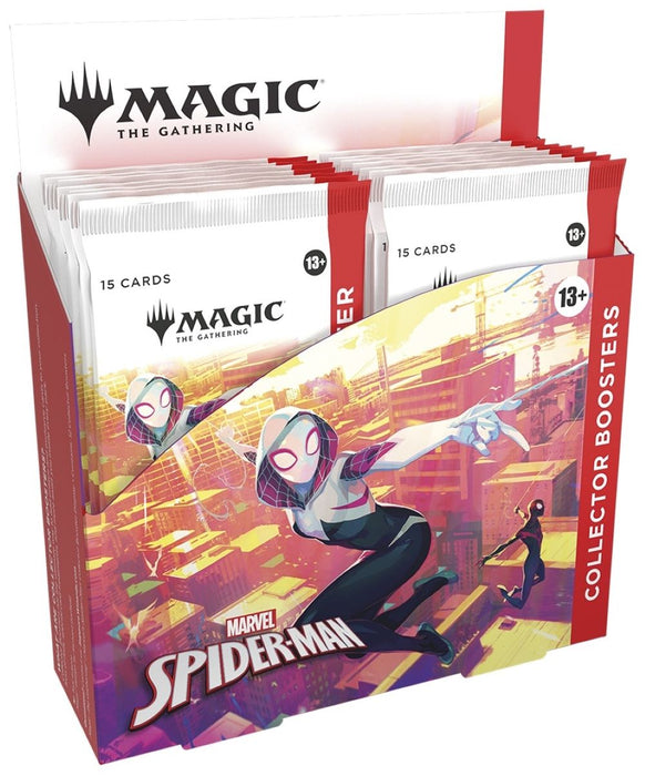 Magic: The Gathering - Marvel Spider-Man Collector Booster (12 Count) - Collect Marvel