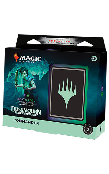 Magic: The Gathering - Duskmourn: House of Horror Commander Deck Death Toll - Collect Marvel