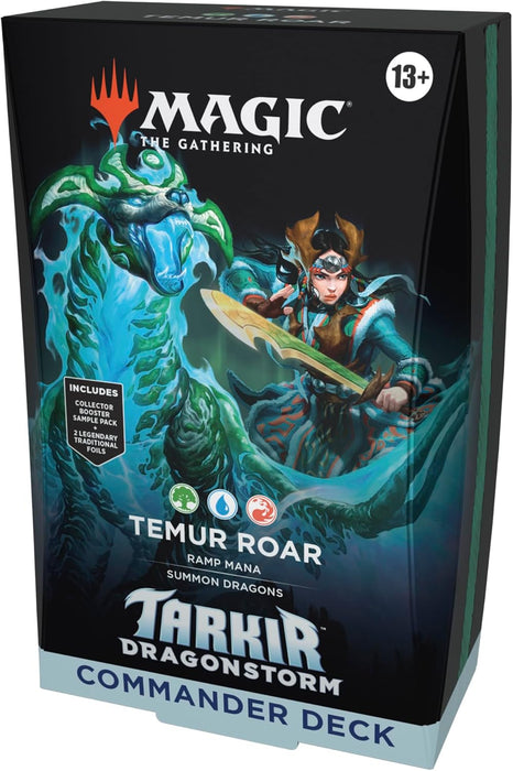 Magic: The Gathering - Tarkir: Dragonstorm Commander Deck Temur Roar - Collect Marvel