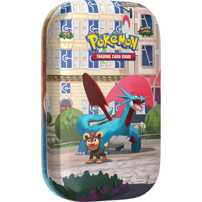 Pokemon TCG: Lumiose City - Mini Tins - Salamence Litleo - Collect Marvel