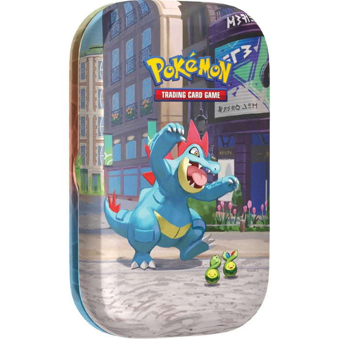 Pokemon TCG: Lumiose City - Mini Tins - Feraligatr Budew - Collect Marvel