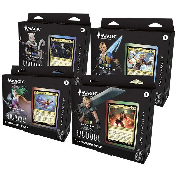 Magic: The Gathering - Final Fantasy Commander Deck (4 Count) - Collect Marvel