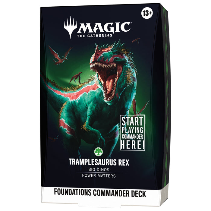 Magic: The Gathering Foundations - Commander Deck - Tramplesaurus Rex - Collect Marvel