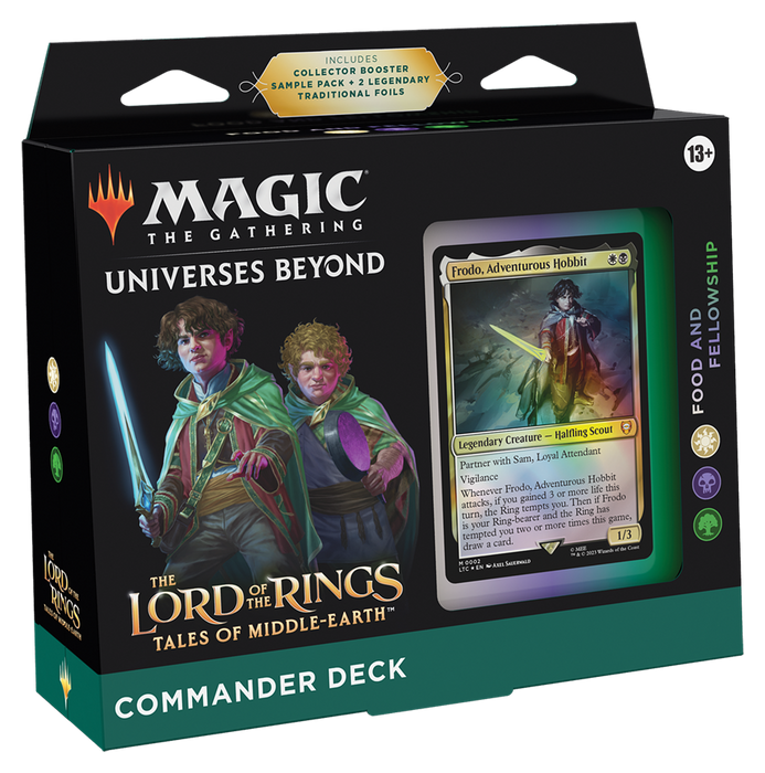Magic: The Gathering The Lord of The Rings - Commander Deck - Food and Fellowship - Collect Marvel