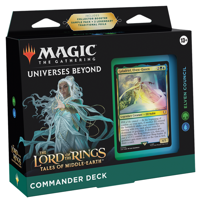 Magic: The Gathering The Lord of The Rings - Commander Deck - Elven Council - Collect Marvel