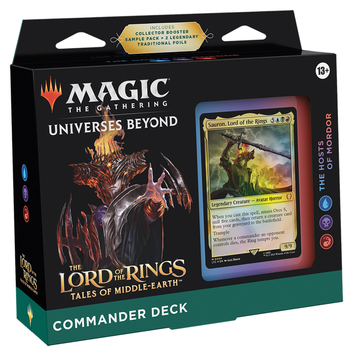 Magic: The Gathering The Lord of The Rings - Commander Deck - The Hosts of Mordor - Collect Marvel