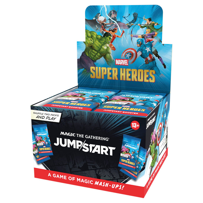 Magic: The Gathering - Marvel Super Heroes Jumpstart Booster Box (24) - Collect Marvel