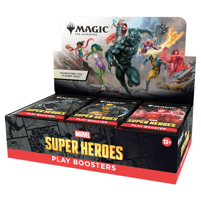 Magic: The Gathering - Marvel Super Heroes Play Booster (30 Count) - Collect Marvel