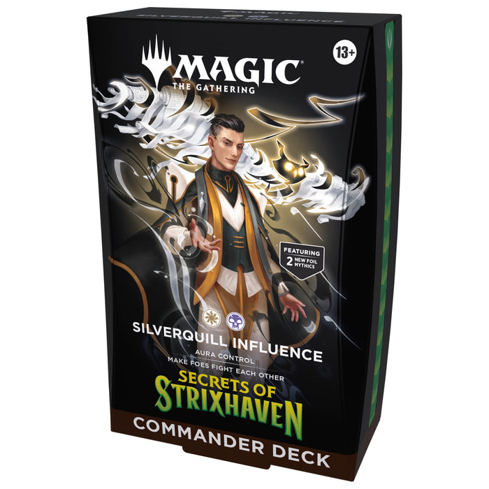 Magic: The Gathering Secrets of Strixhaven Commander Deck - Silverquill Influence - Collect Marvel