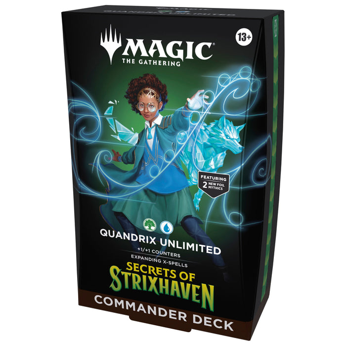Magic: The Gathering Secrets of Strixhaven Commander Deck - Quandrix Unlimited - Collect Marvel