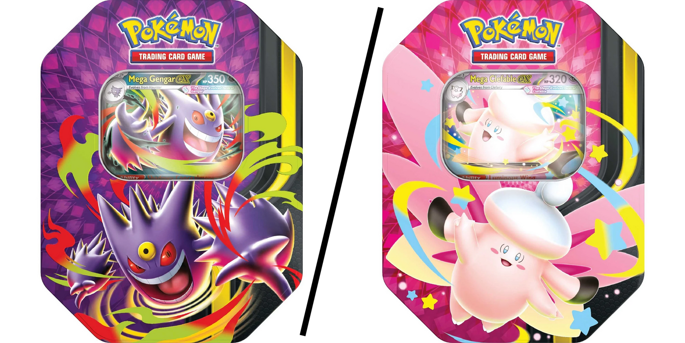 Pokemon TCG: Mega Moonlit Tins - Assortment (Random) - Collect Marvel