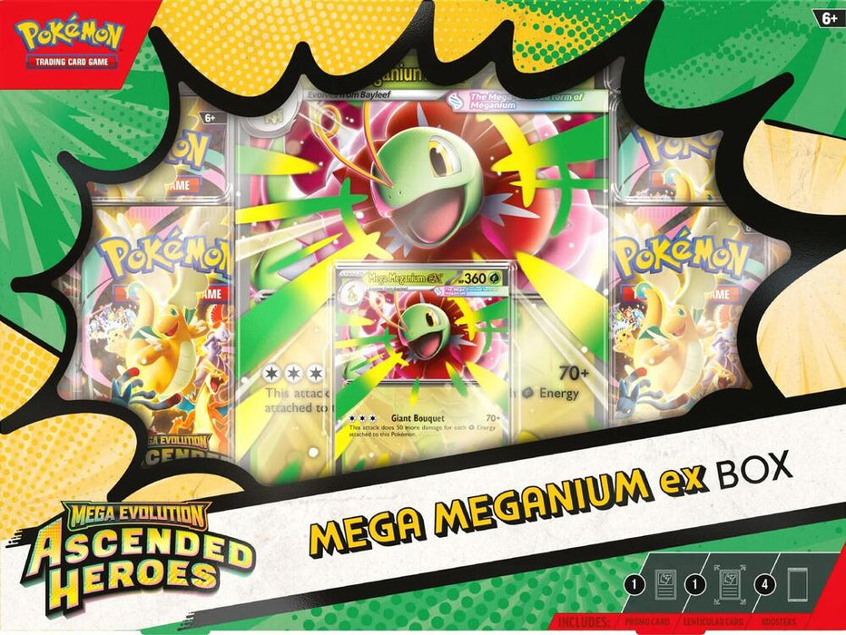 Pokemon TCG: Mega Evolution Ascended Heroes - Mega Meganium ex Box - Collect Marvel