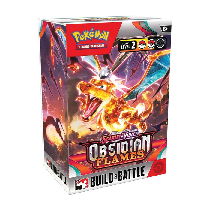Pokemon TCG: Scarlet & Violet Obsidian Flames Build & Battle Kit - Collect Marvel