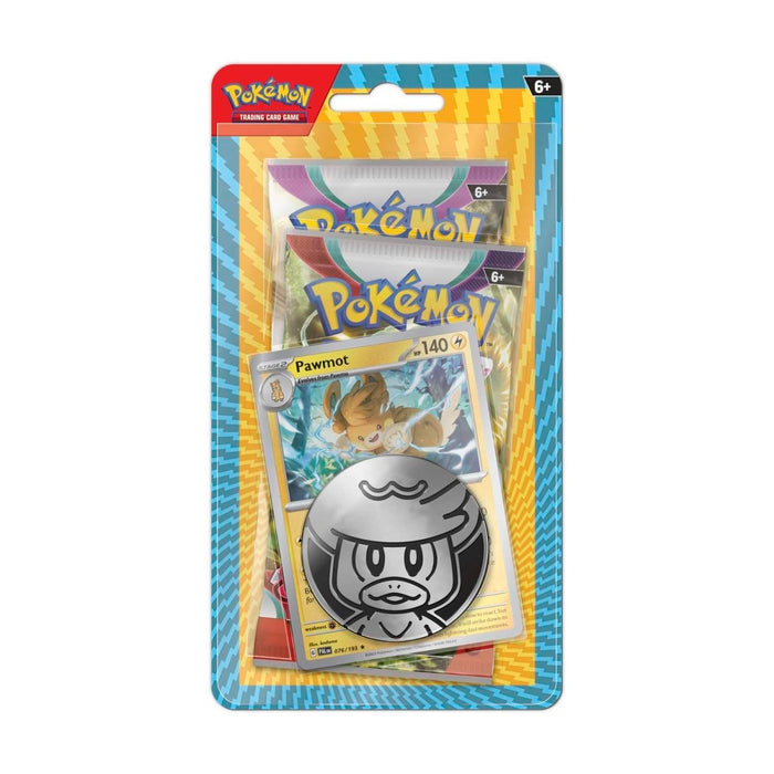 Pokemon TCG: Pawmot Card with 2 Booster Packs and Coin - Sealed Case of 36 - Collect Marvel