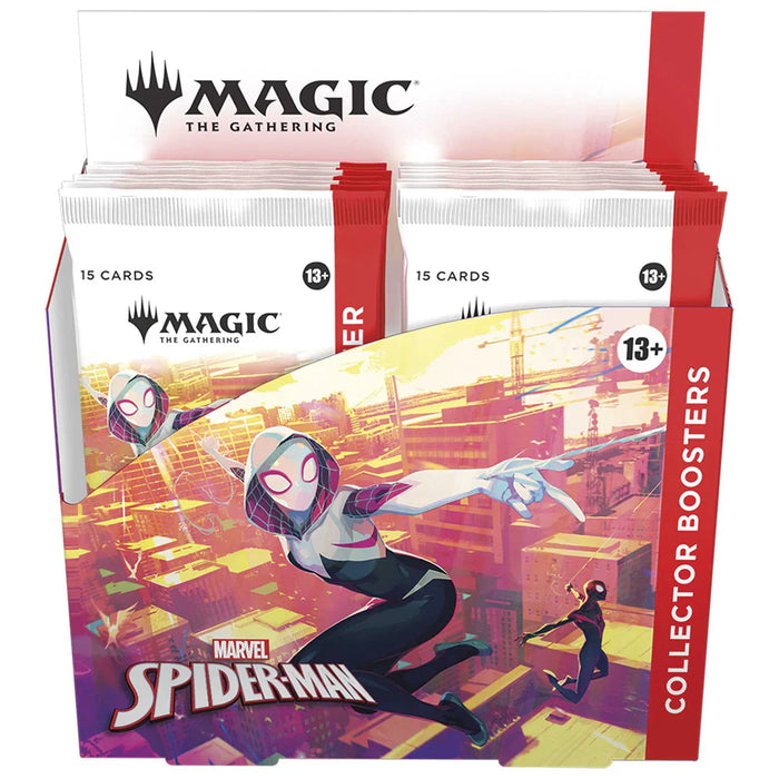 Magic: The Gathering - Marvel Spider-Man Collector Booster (12 Count) - Collect Marvel
