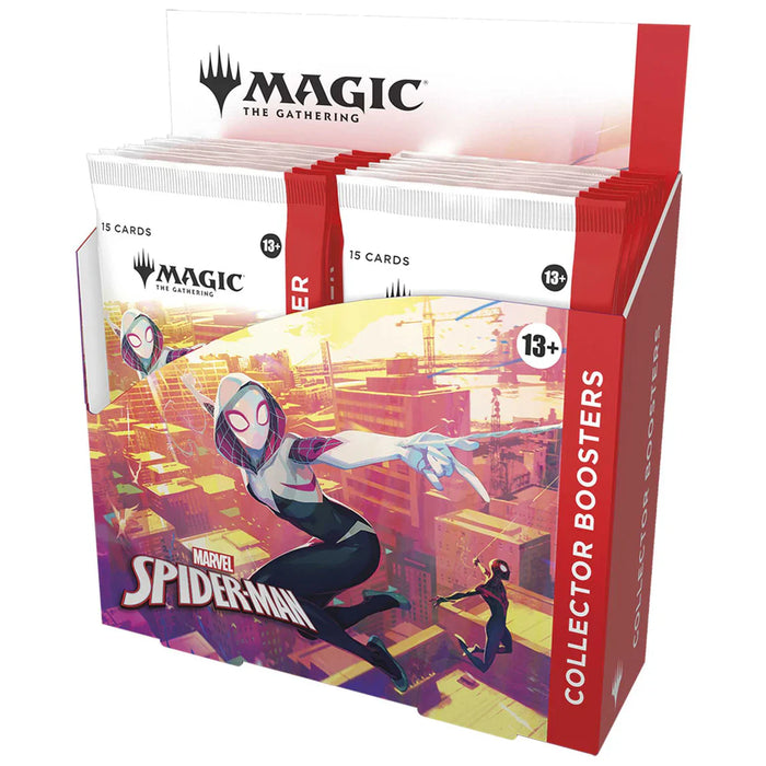Magic: The Gathering - Marvel Spider-Man Collector Booster (12 Count) - Collect Marvel