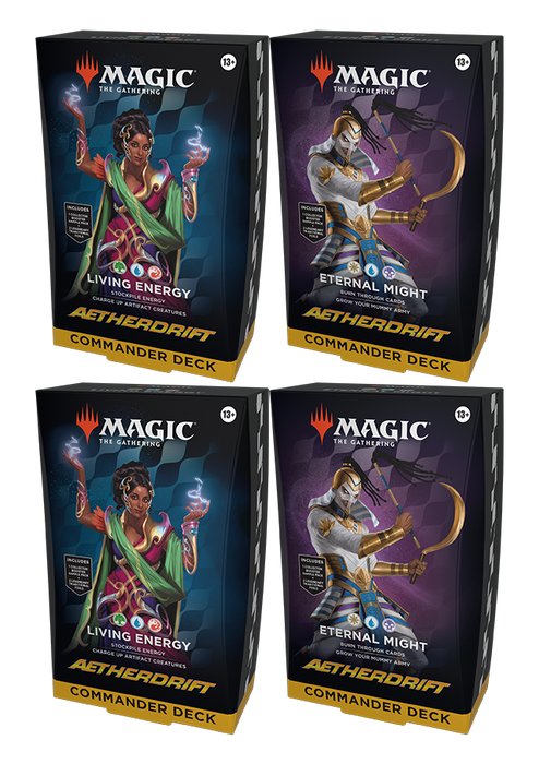 Magic: The Gathering - Aetherdrift Commander Deck (4 Count) - Collect Marvel