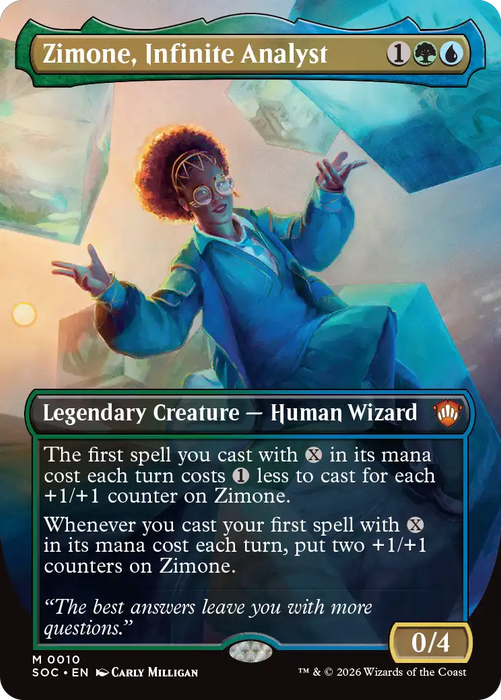 Magic: The Gathering Secrets of Strixhaven Commander Deck - Quandrix Unlimited - Collect Marvel