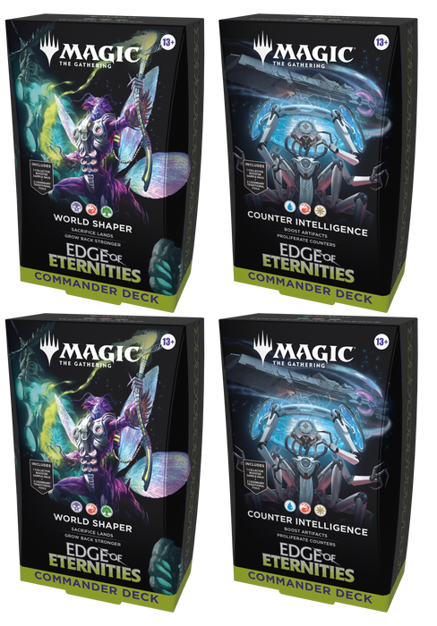 Magic: The Gathering - Edge of Eternities Commander Deck (4 Count) - Collect Marvel