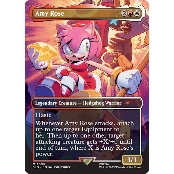Magic: The Gathering - WPN Exclusive Non Foil Secret Lair - Sonic The Hedgehog: Friends & Foes - Collect Marvel