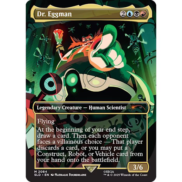 Magic: The Gathering - WPN Exclusive Non Foil Secret Lair - Sonic The Hedgehog: Friends & Foes - Collect Marvel