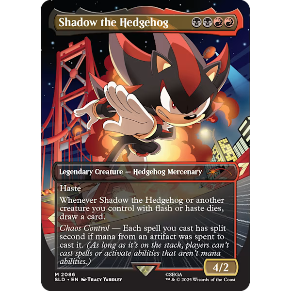 Magic: The Gathering - WPN Exclusive Non Foil Secret Lair - Sonic The Hedgehog: Friends & Foes - Collect Marvel