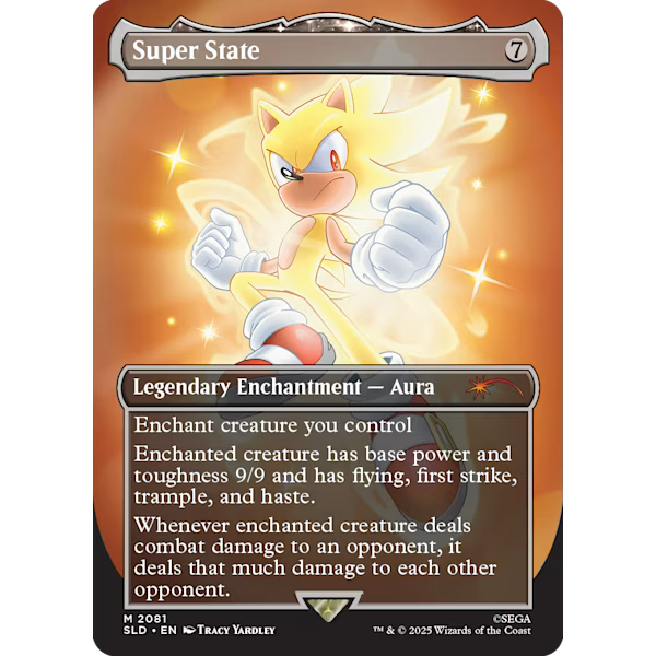 Magic: The Gathering - WPN Exclusive Non Foil Secret Lair - Sonic The Hedgehog: Friends & Foes - Collect Marvel
