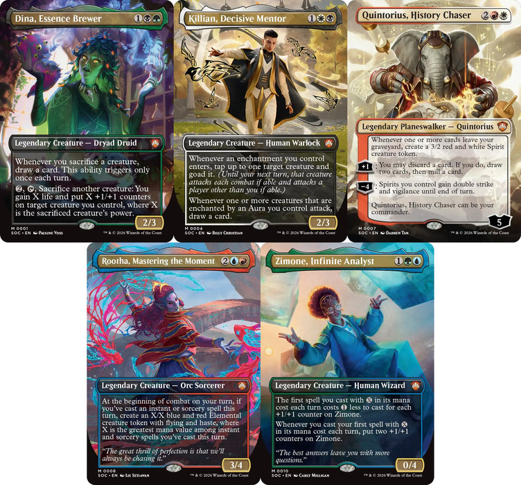 Magic: The Gathering Secrets of Strixhaven Commander Deck (5 Count) - Collect Marvel
